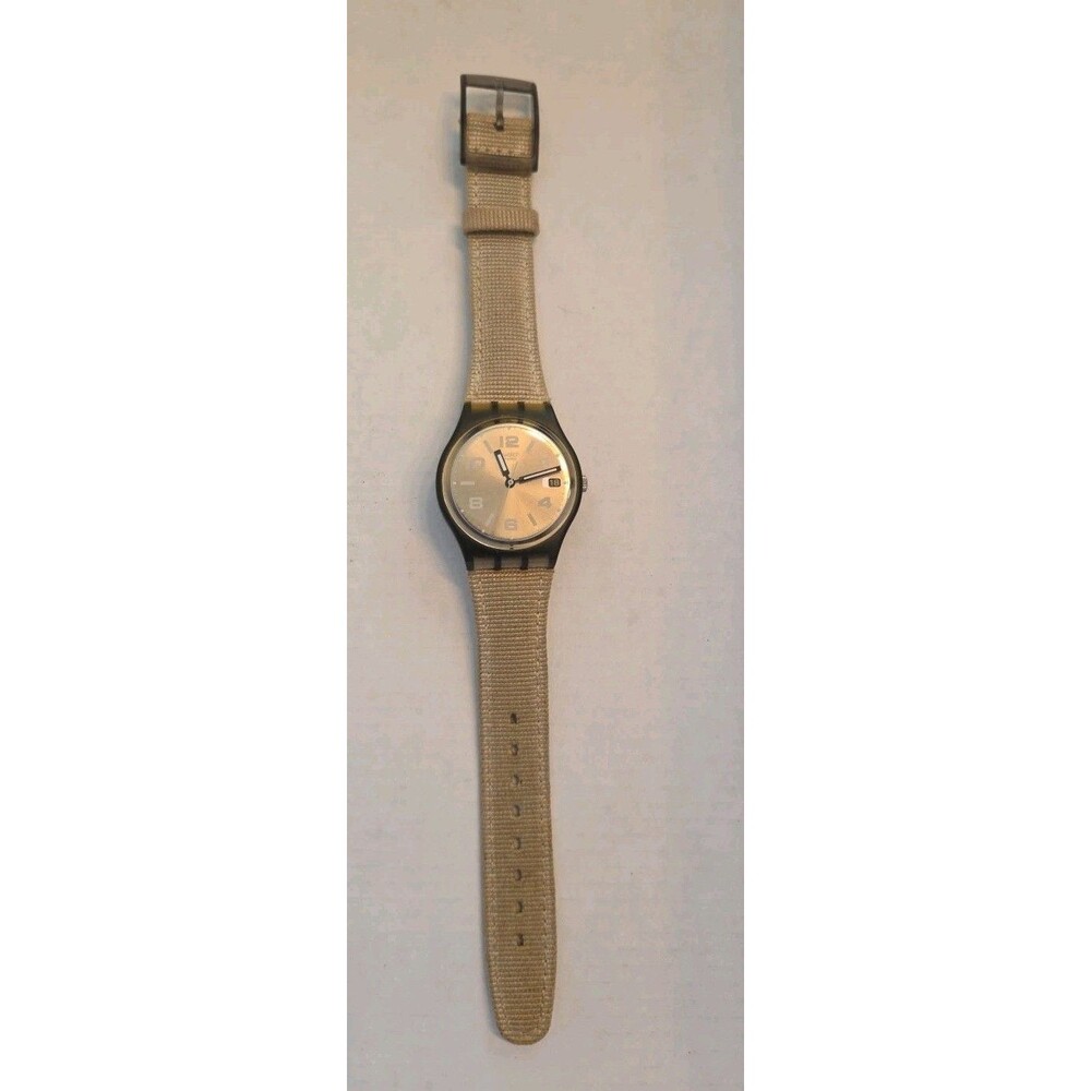 Vintage Swatch Wristwatch 2003 (GM414) Pampa's Rider Military Style NEW Unworn